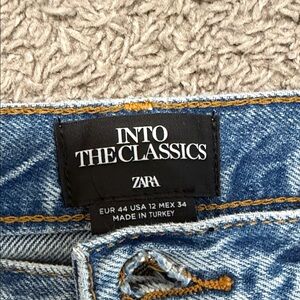 Zara Classic Blue Denim Jeans